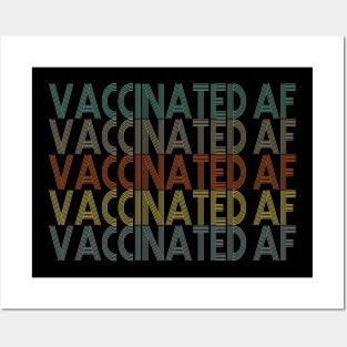 Vaccinated AF Vaccine Virus Pro vaccination definition Posters and Art